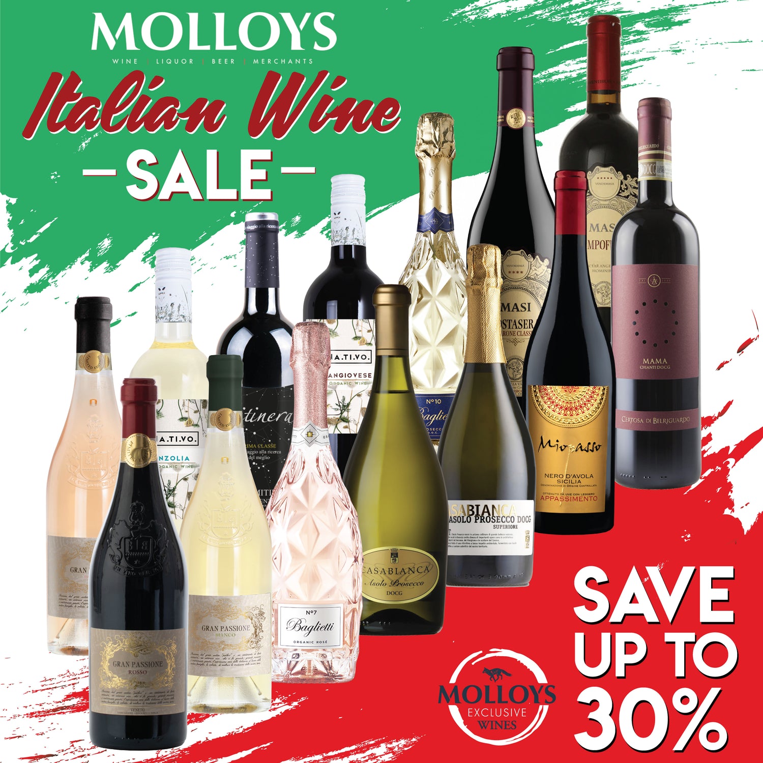 Explore the Splendour of Italy with Molloys Liquor Stores' Italian Wine Sale