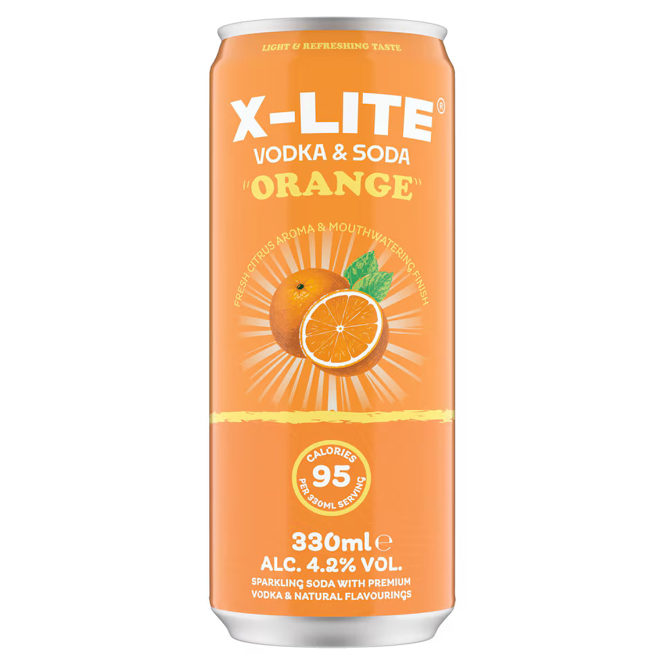 X-Lite Vodka, Soda and Orange