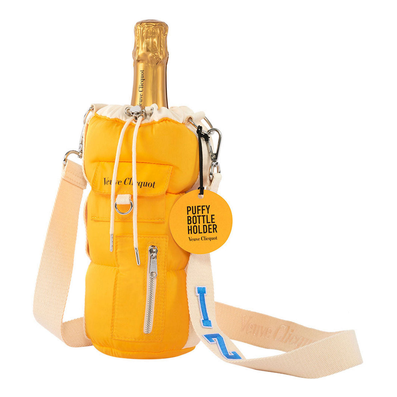 VEUVE CLICQUOT Brut Champagne & Puffer Bottle Holder