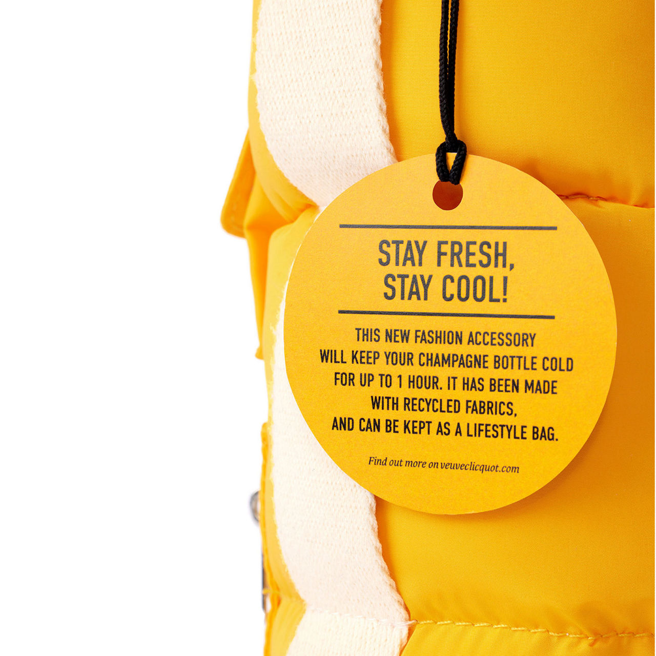 VEUVE CLICQUOT Brut Champagne & Puffer Bottle Holder