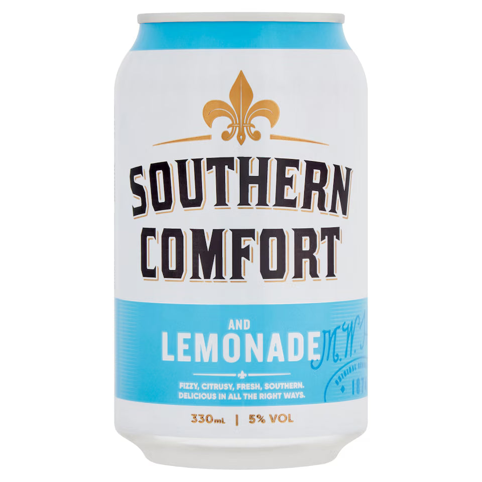 Southern Comfort Lemonade & Lime 25cl Can 5%