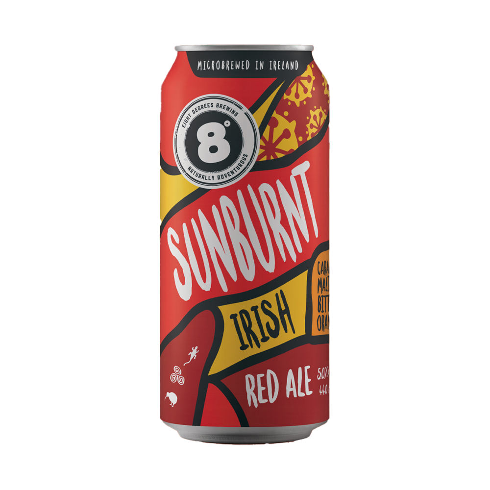 8 Degrees Sunburnt Irish Red Ale 5% - 440ml