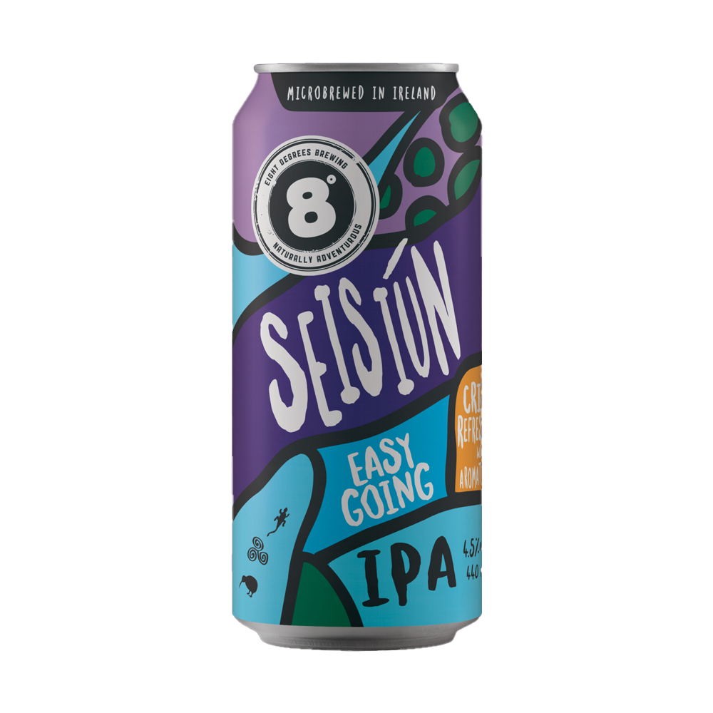 8 Degrees Seisiun IPA 4.5% - 440ml