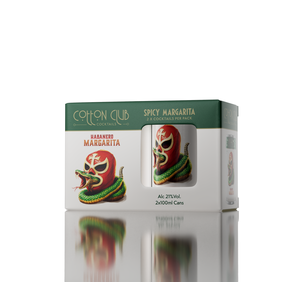 Cotton Club Habanero Margarita 2 x 100ml 21%