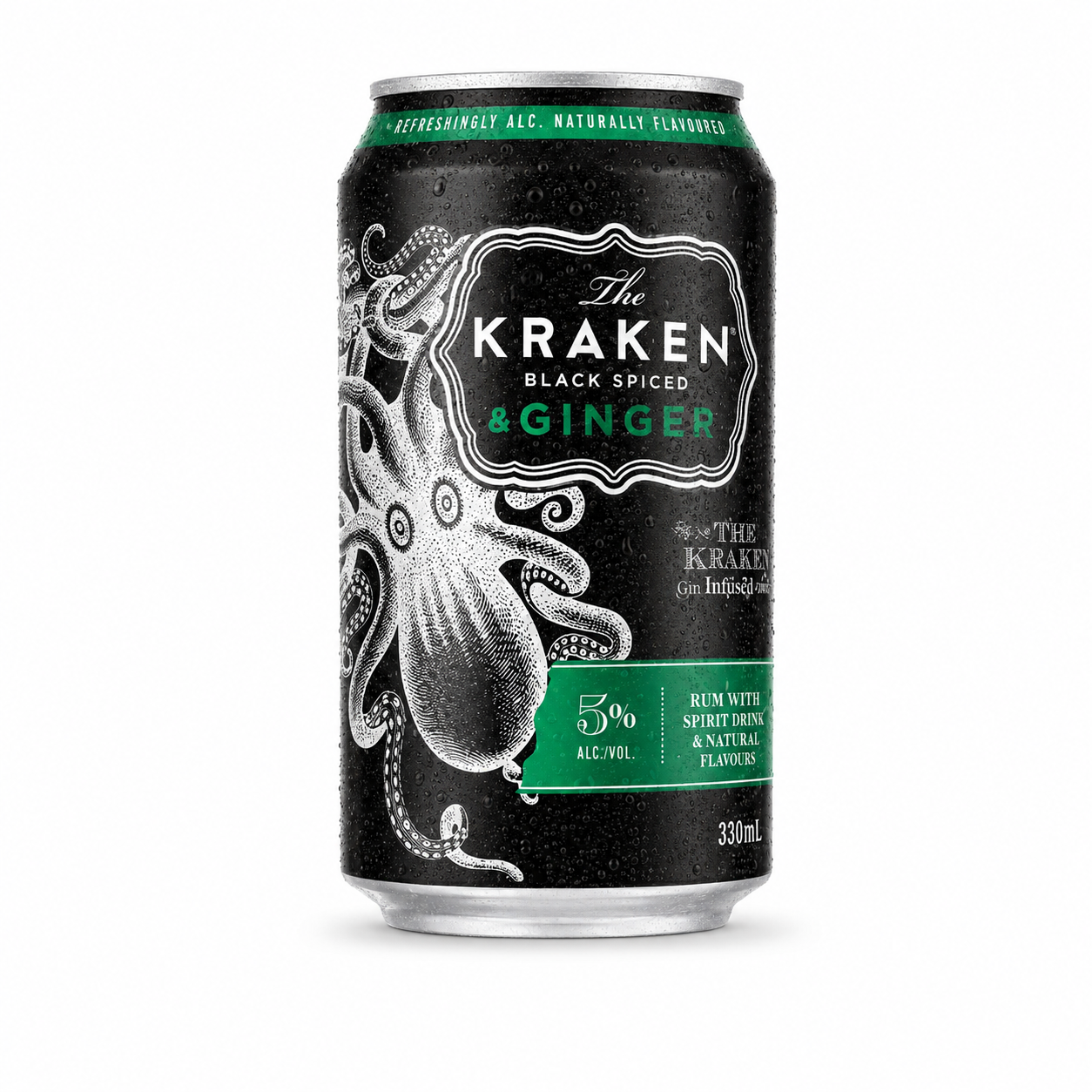Kraken & Ginger Beer RTD 5.0% - 330ml