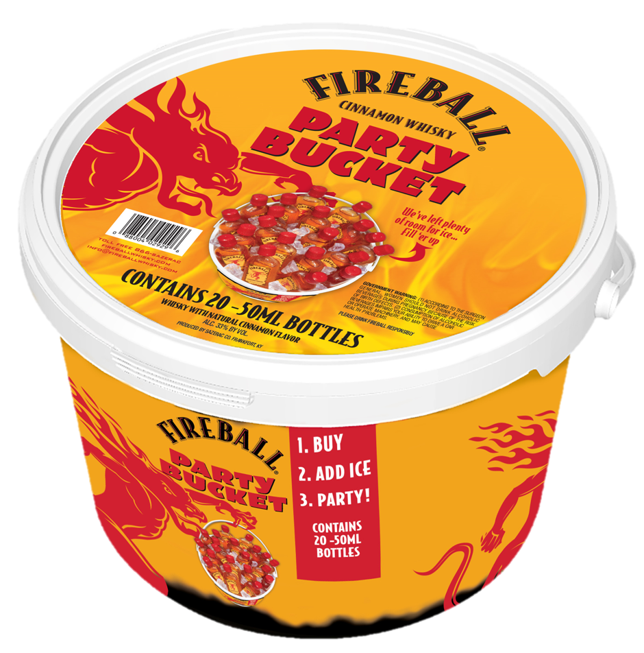 Fireball Party Bucket 20 x 5cl