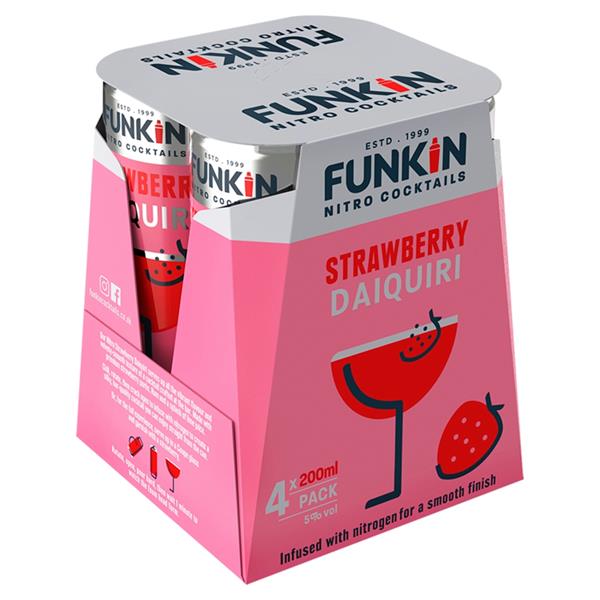 Funkin Nitro Strawberry Daiquiri 20cl 4 Pack