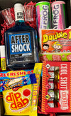 Retro Blast Gift Hamper: Ultimate &#39;90s Themed Drinks and Sweets Collection