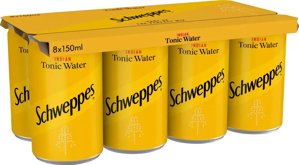 Schweppes Tonic Water 8 x 150ml