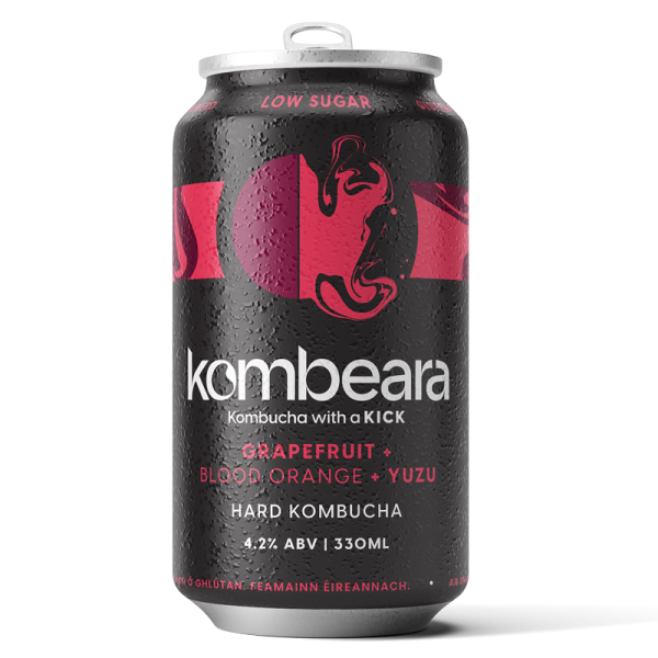 Kombera Kombucha - Blood Orange Grapefruit, Yuzu 330ml