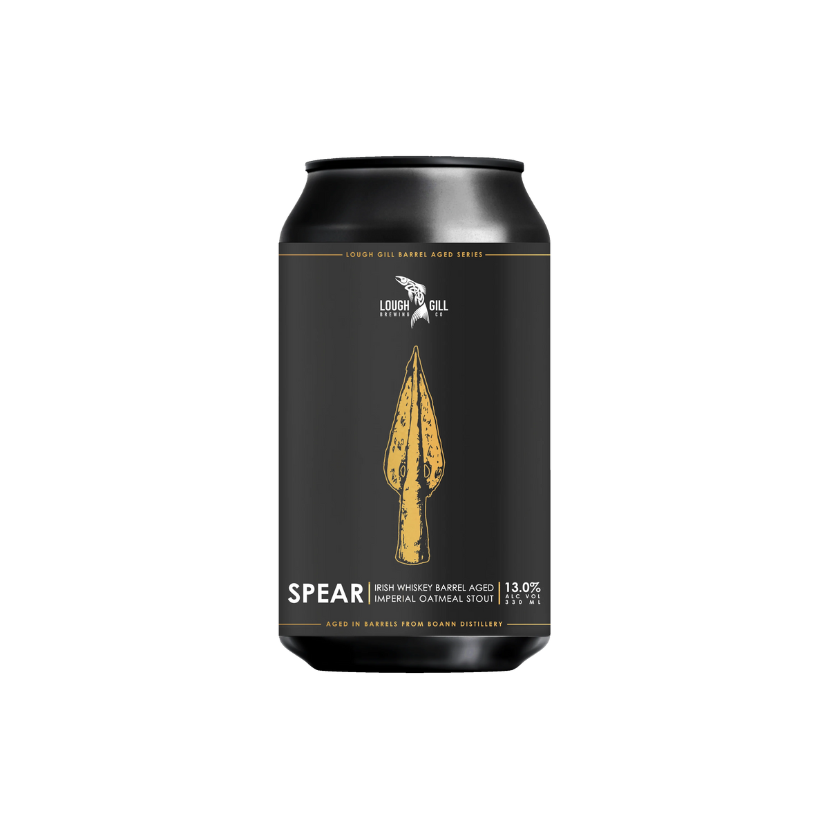 Lough Gill Spear Irish Whiskey Barrel Aged Imperial Oatmeal Stout 13% - 330ml