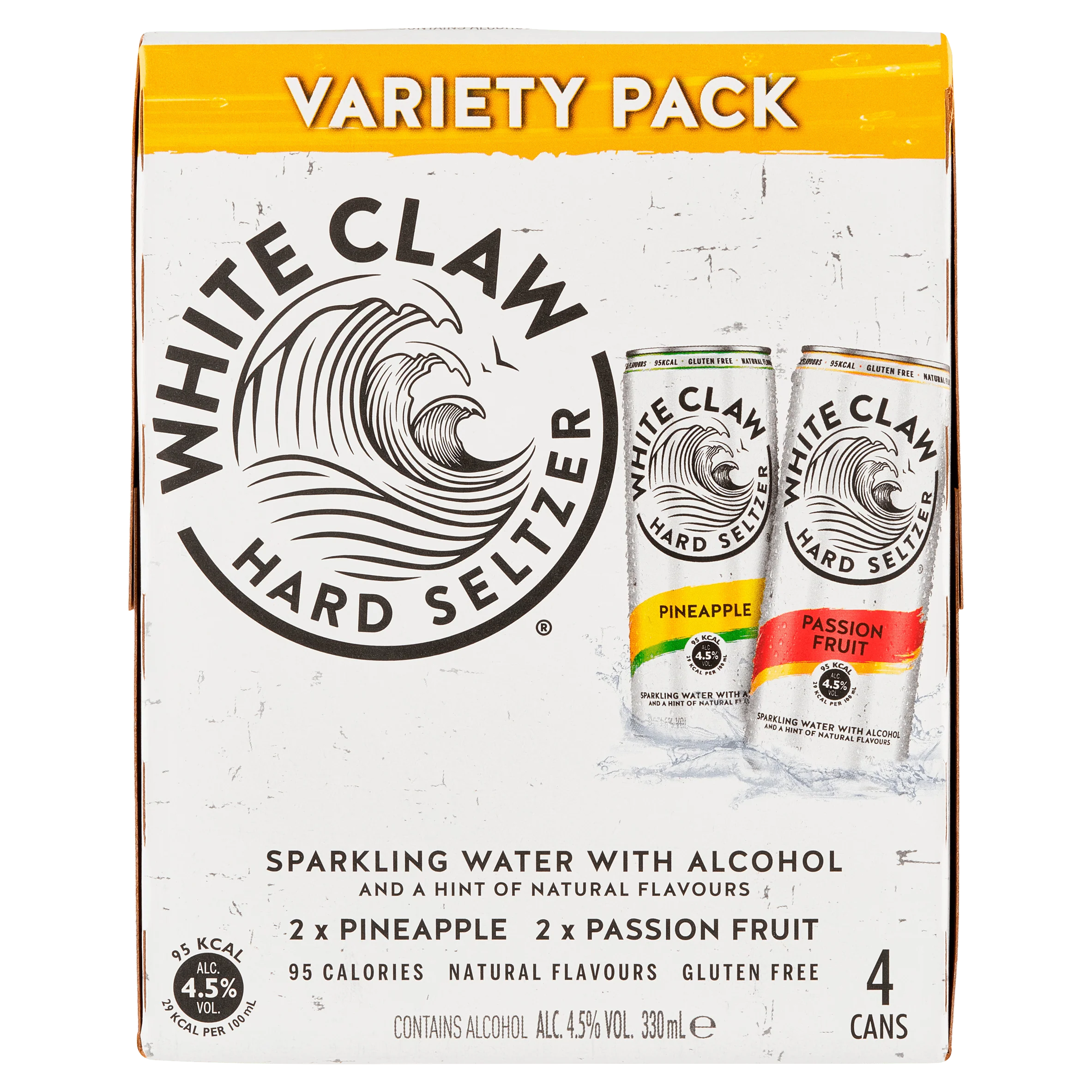 White Claw Variety 4 Pack 33cl Can