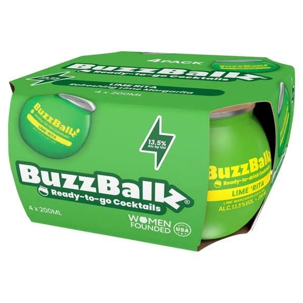 Buzz Ballz Lime Rita 4 Pack 20cl 13.5%
