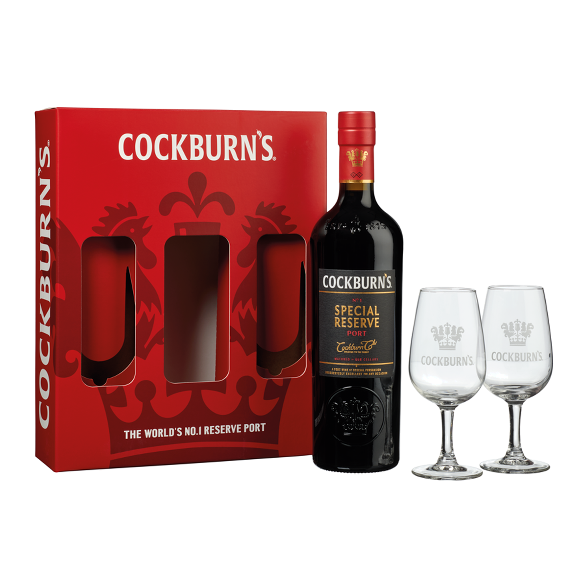 Cockburns Special Reserve Port Glass Pack