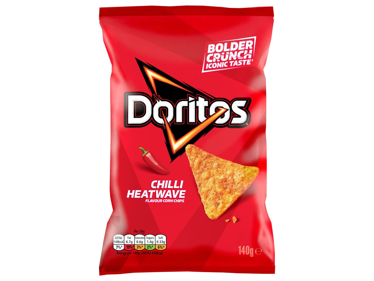 Doritos Chilli Heatwave Tortillas 140g