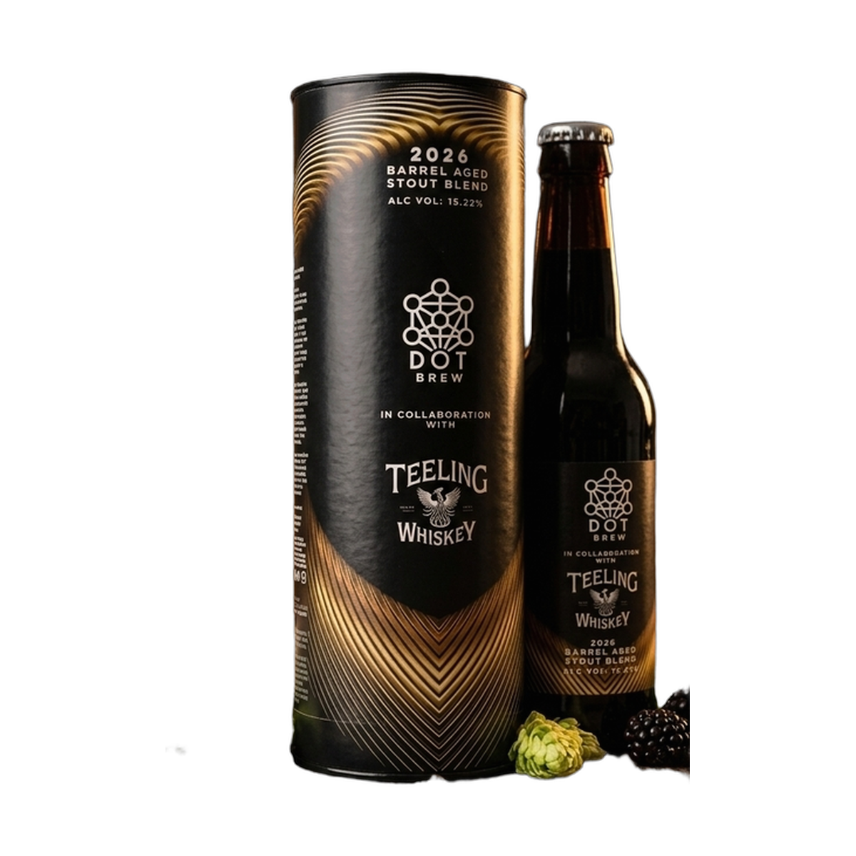 DOT Brew BA 2026 Stout Blend Barrel Aged Stout 15.2% - 330ml Bottle