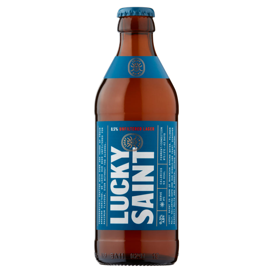 Lucky Saint Non Alcoholic Unfiltered Lager 0.5% - 330ml