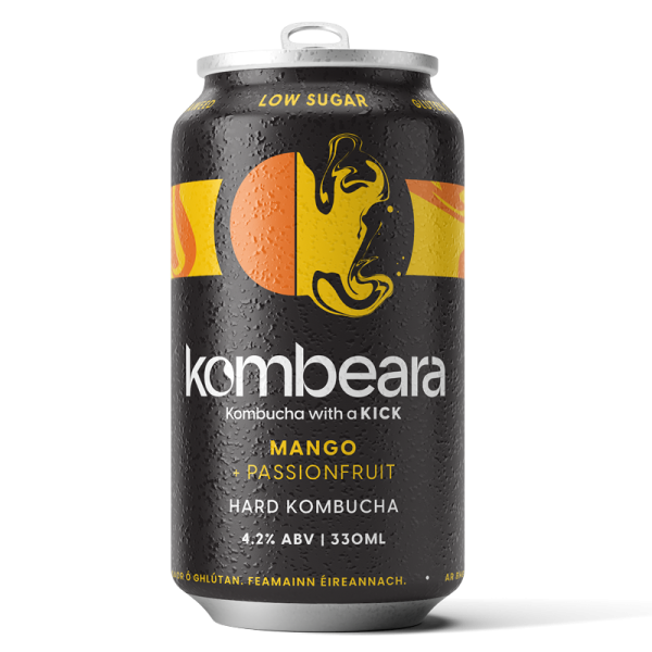 Kombera Kombucha - Mango + Passionfruit 330ml
