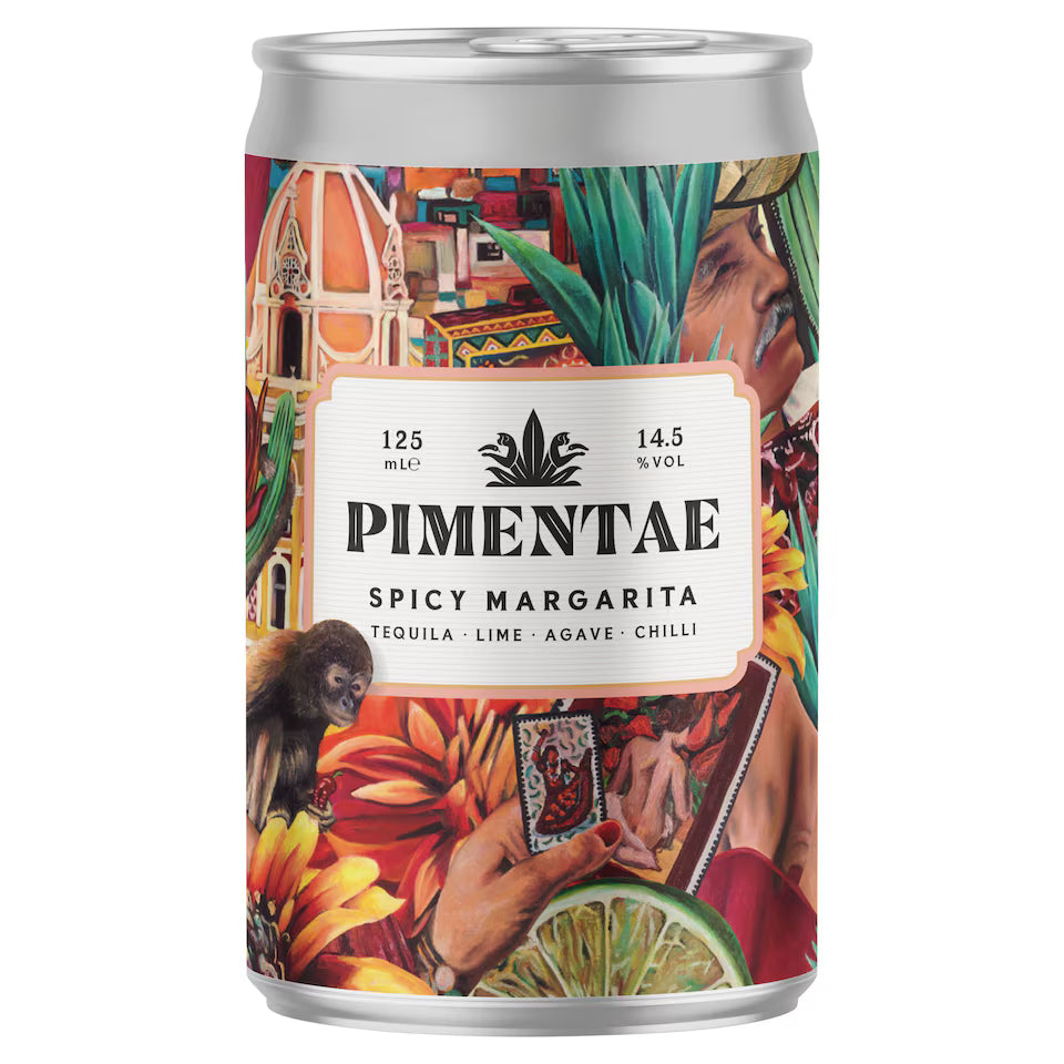 Pimentae Spicy Tequila Margarita 125ml Can