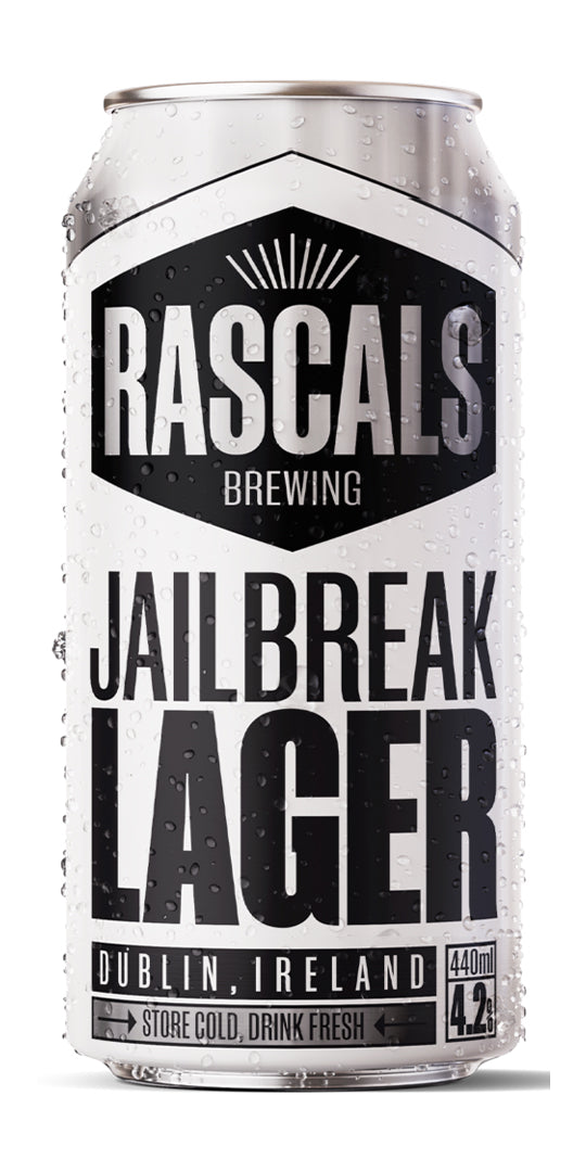 Rascals Jailbreak Helles Lager 4.2% - 440ml