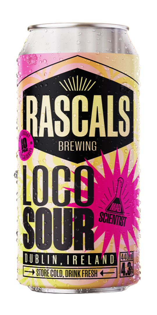 Rascals Loco Sour Passionfruit Mango 4.3% - 440ml