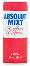 Absolut Mixt Raspberry &amp; Lemon 25cl Can