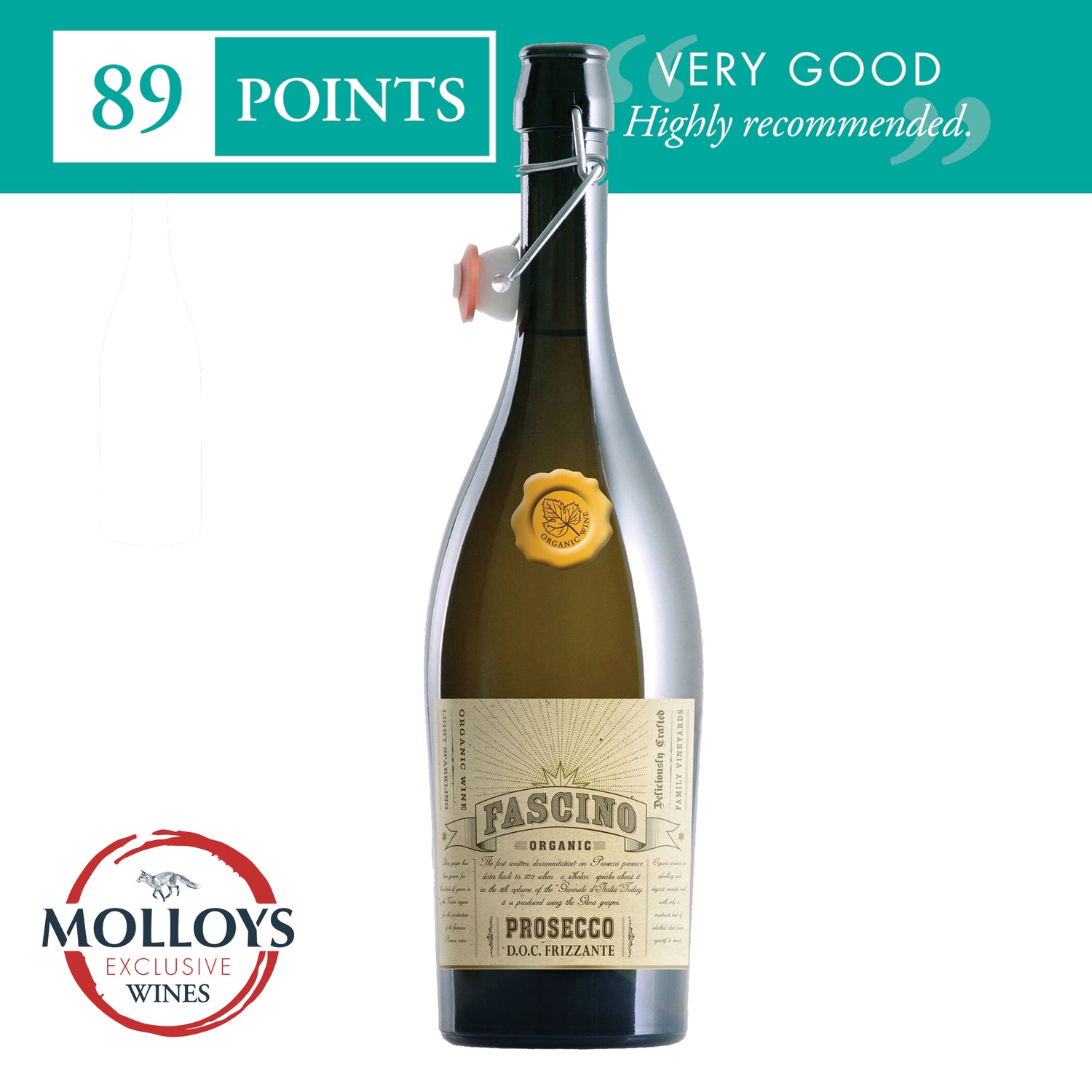 Fascino Organic Prosecco