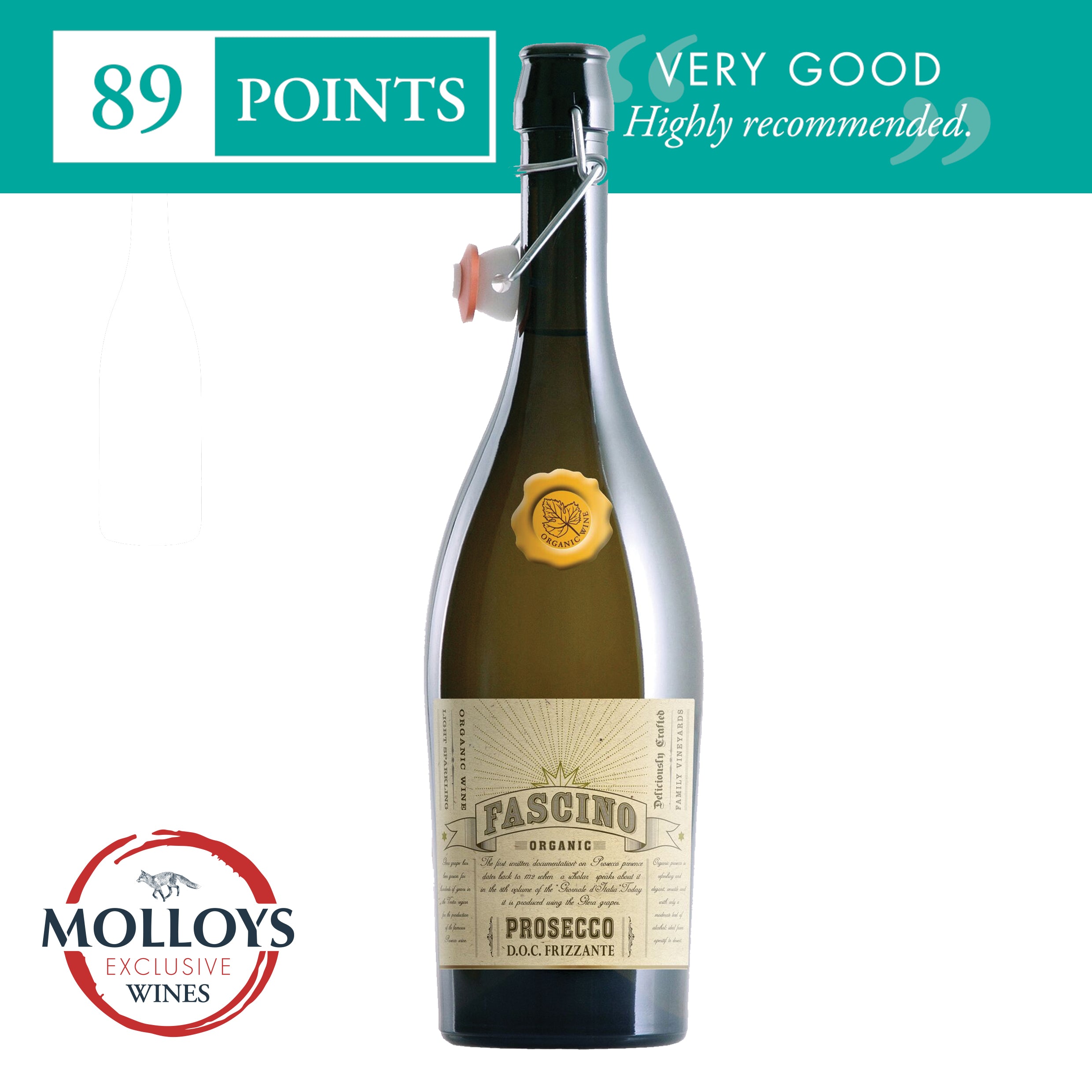 Fascino Organic Prosecco