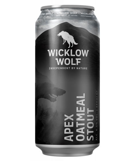 Wicklow Wolf Apex Oatmeal Stout 44cl Can 6.5%