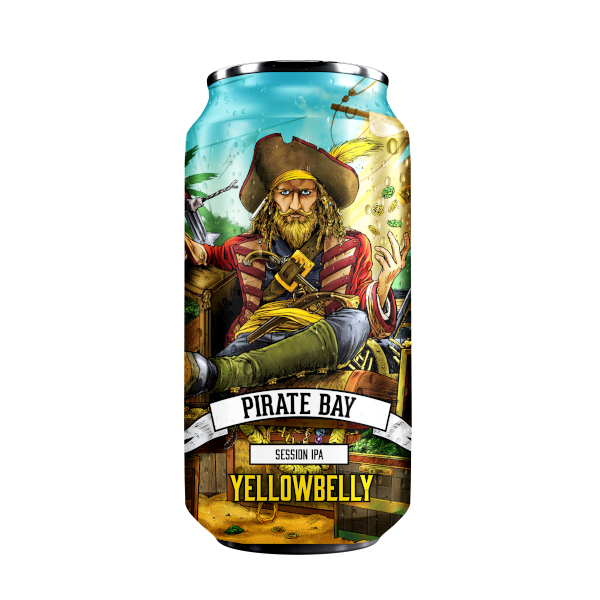 Yellowbelly - Pirate Bay Session IPA 440ml Can 4.5% ABV