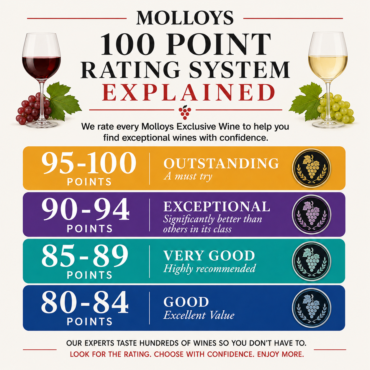 🍷 Molloys Wine Ratings Explained: How to Find an Exceptional Bottle Every Time