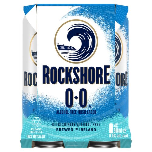 Rockshore Lager 0.0 4 Pack 500ml