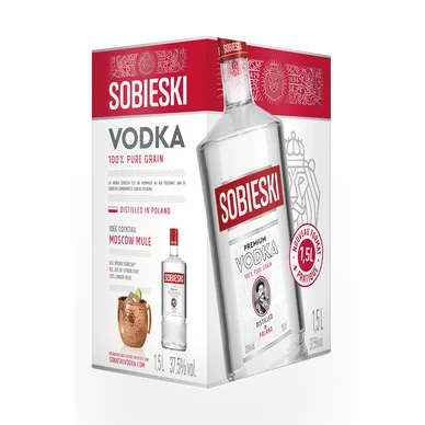 Sobieski Vodka 1.5L Bag in Box 37.5%