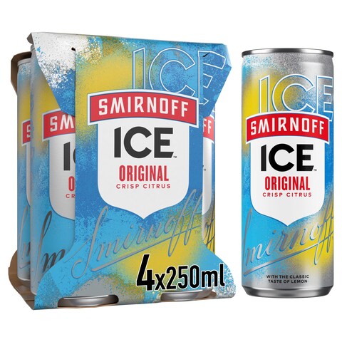 Smirnoff Ice 4 Pack 250ml Can