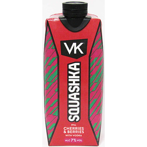 VK Squashka Cherries &amp; Berries 50cl Tetra Pak 7%