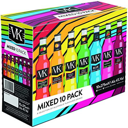 VK Mixed Pack 10 x 275ml Bottles 3.4%