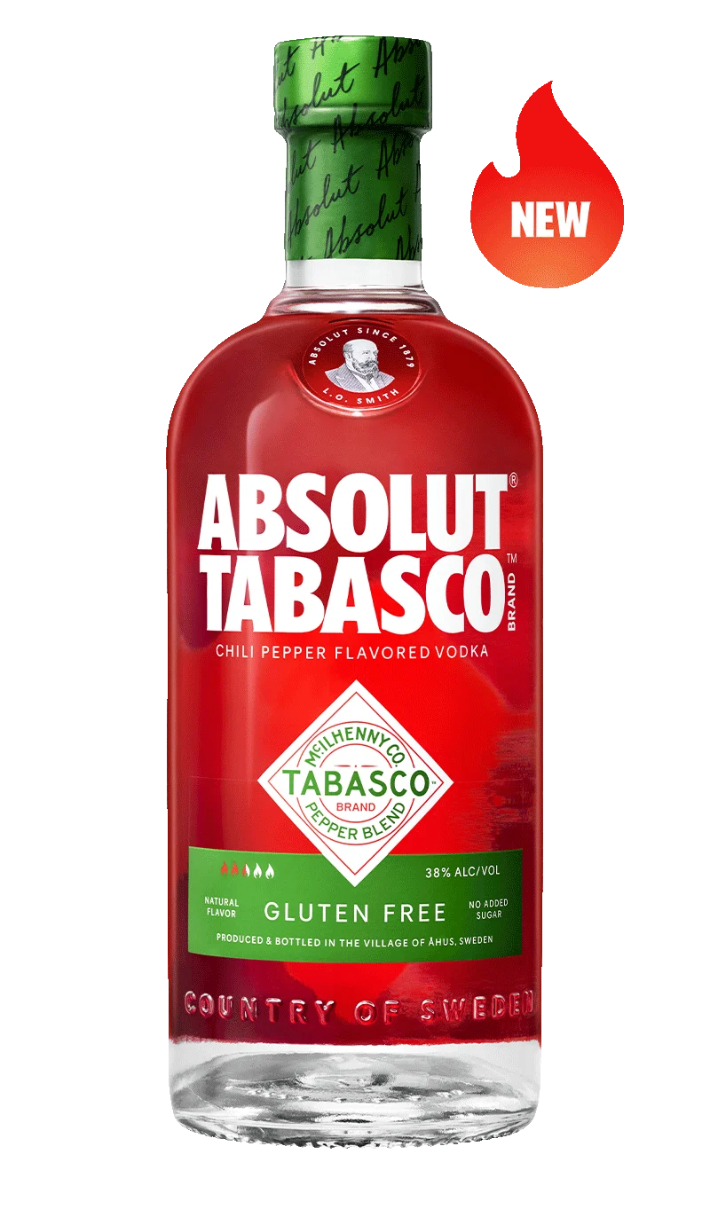 Absolut Tabasco Vodka 70cl 38%