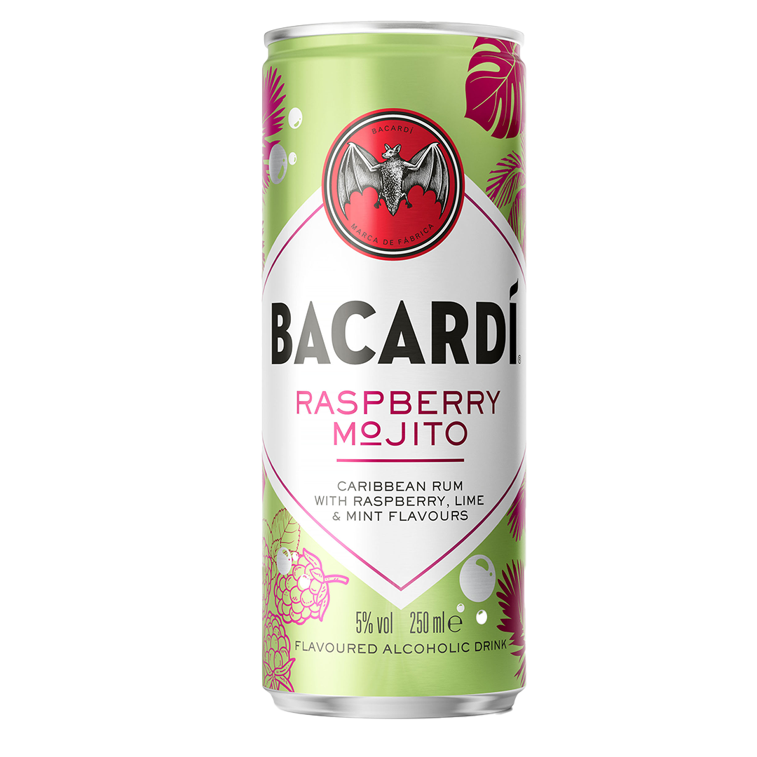Bacardi Raspberry Mojito 250ml – Molloys Liquor Stores