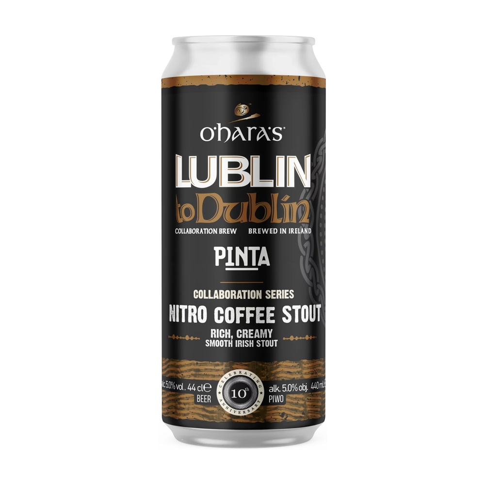 OHaras Lublin To Dublin Nitro Coffee Stout 4.4% - 440ml