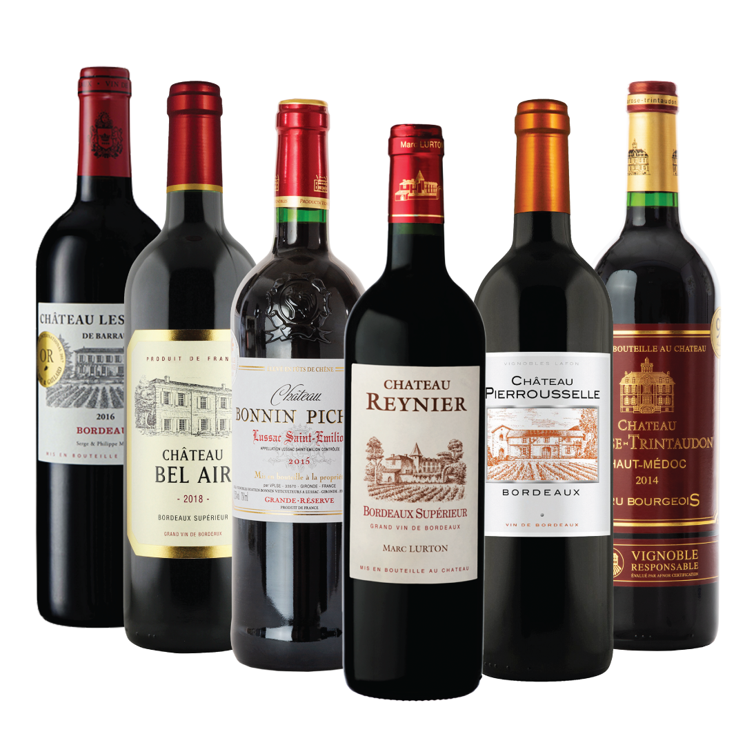 Best of Bordeaux - 6 Bottle Wine Tasting Case