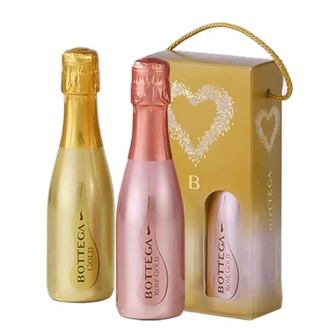 Bottega Gold &amp; Rose Gold 2 x 20cl Gift Set