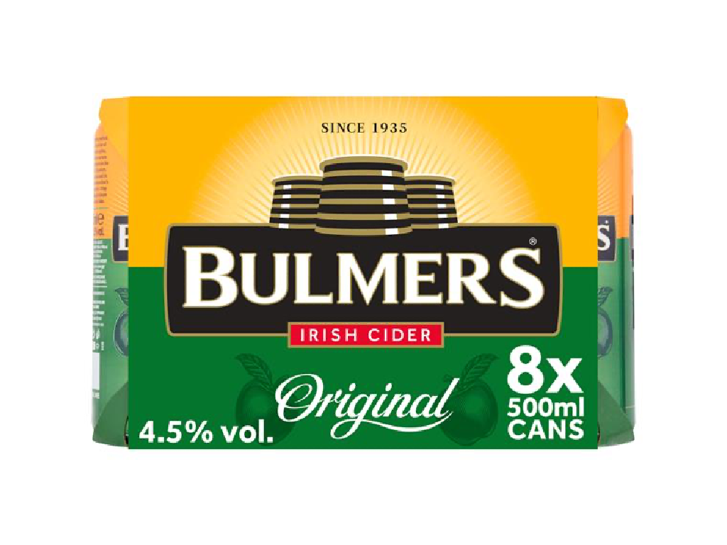 Bulmers Cider 8 Pack 500ml Cans