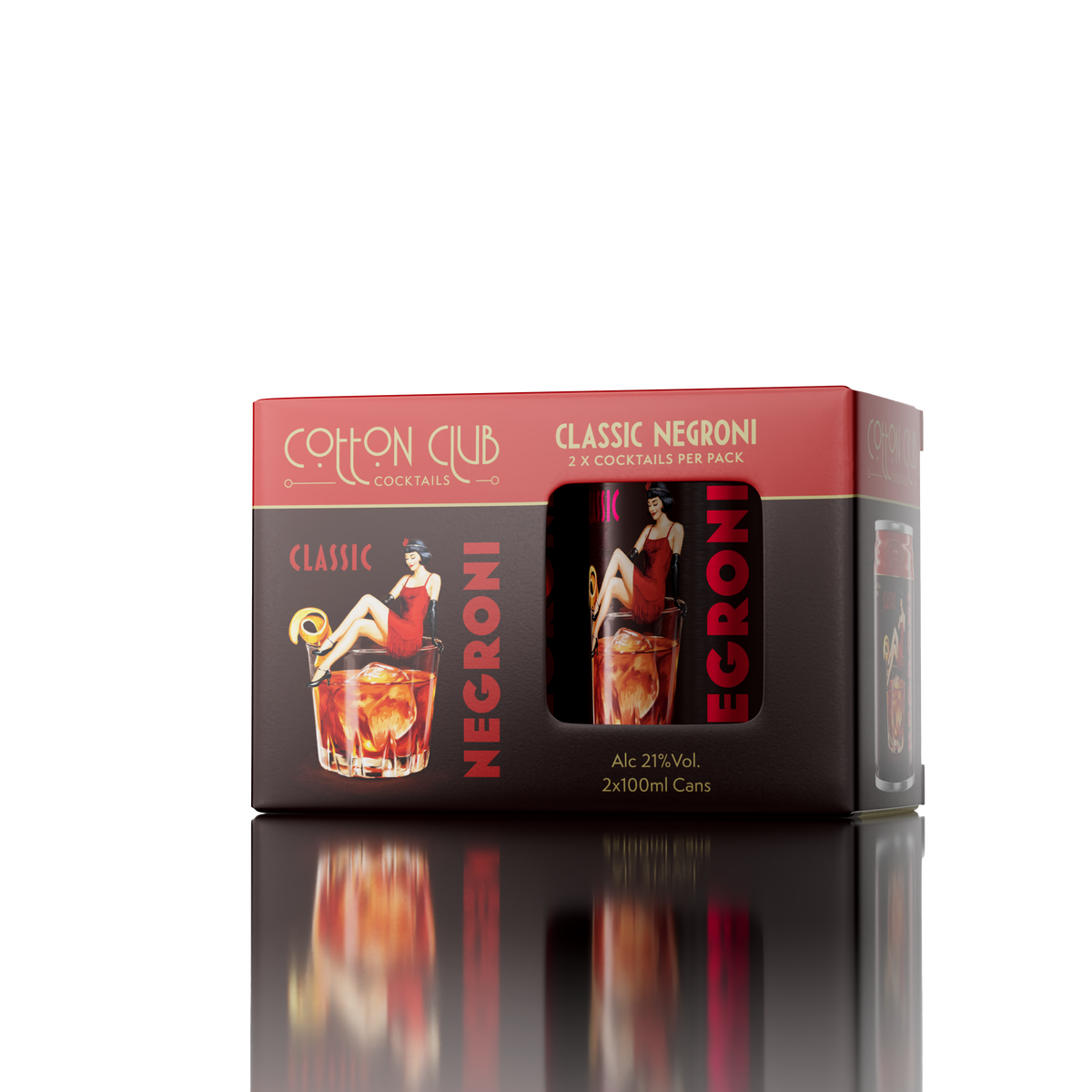 Cotton Club Classic Negroni 2 x 100ml 21%