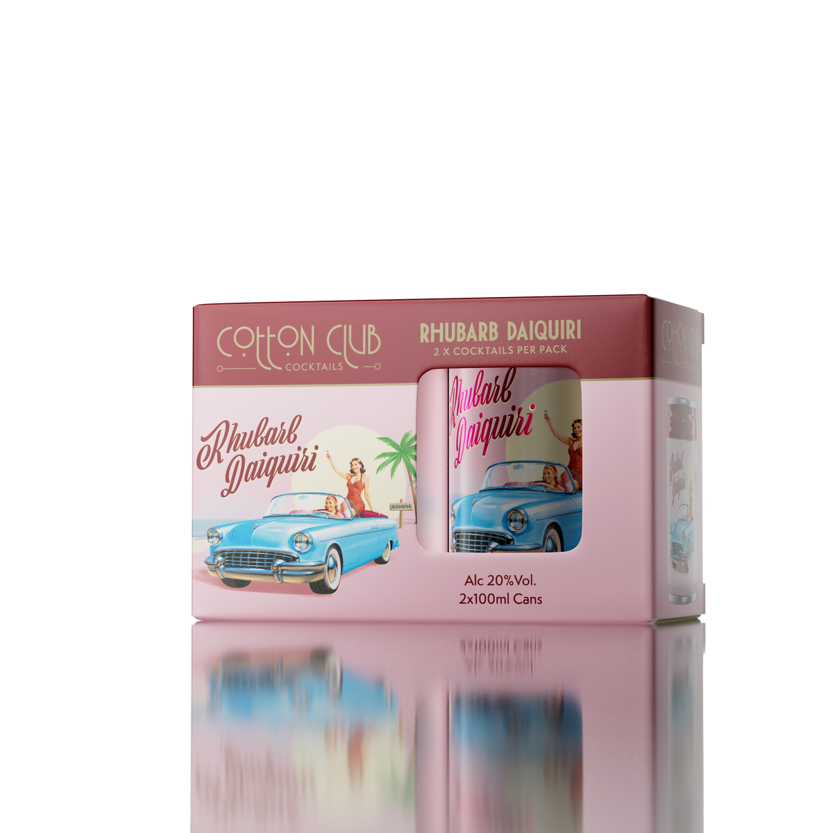 Cotton Club Rhubarb Daiquiri 2 x 100ml 20%