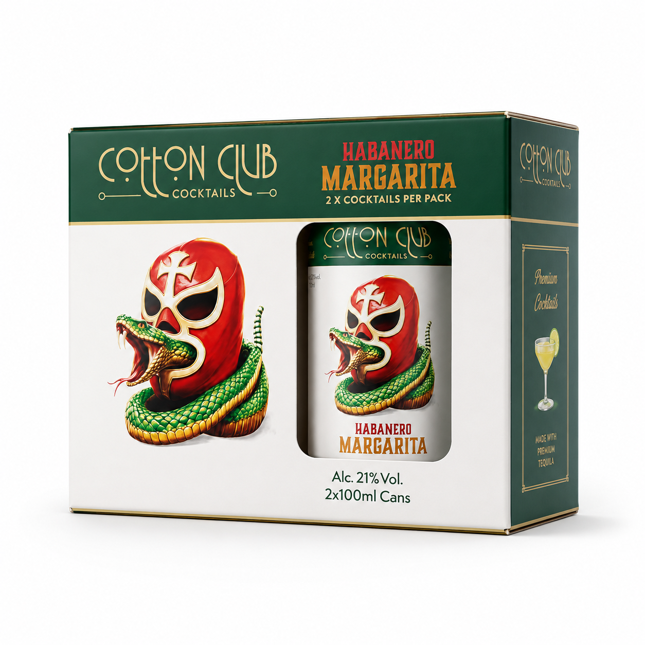 Cotton Club Habanero Margarita 2 x 100ml 21%