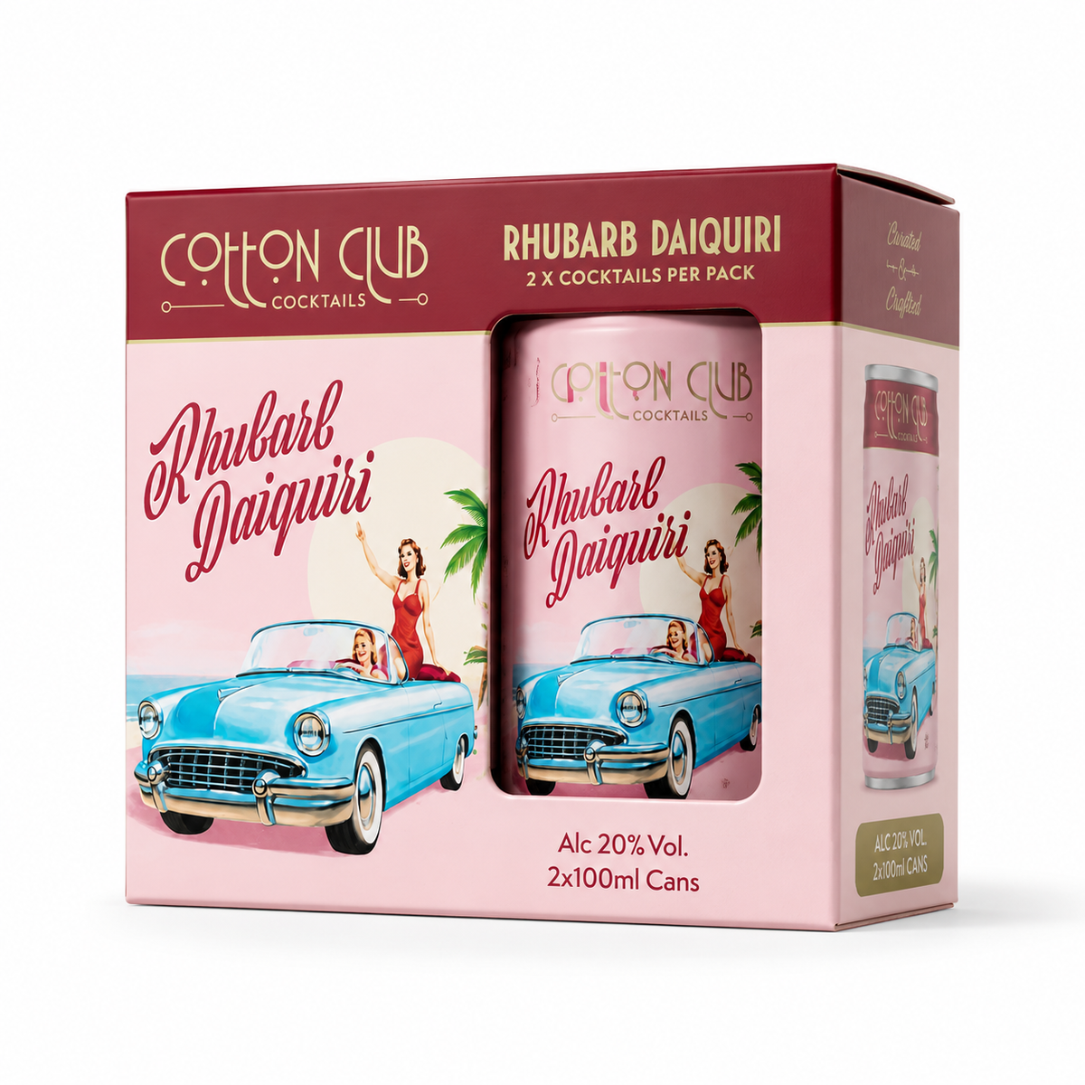 Cotton Club Rhubarb Daiquiri 2 x 100ml 20%