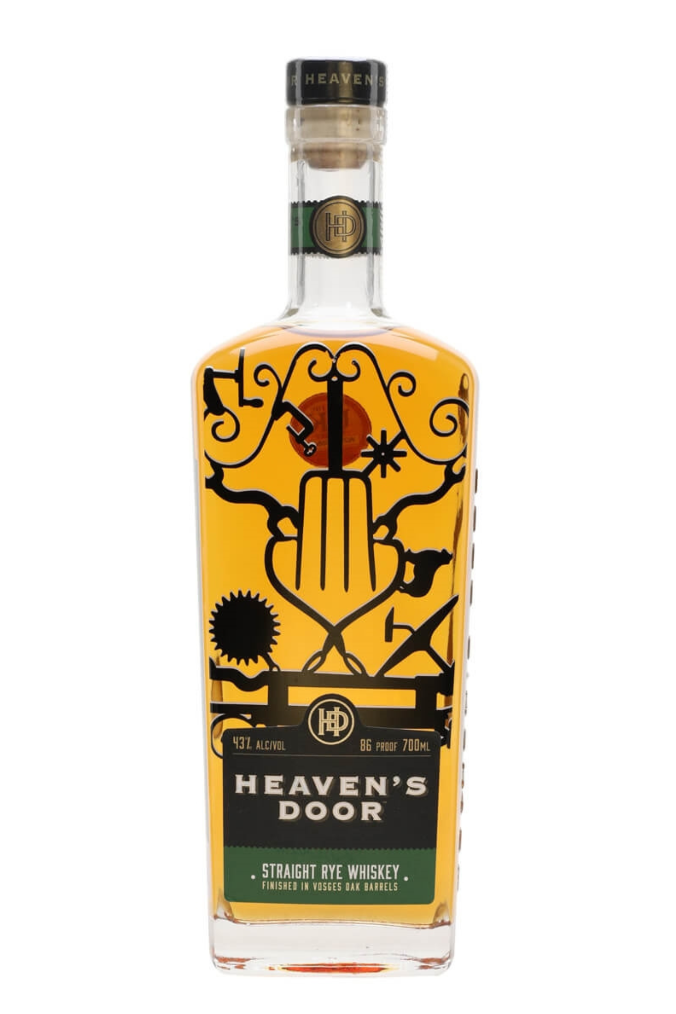 Heavens Door Straight Rye 70cl 43%