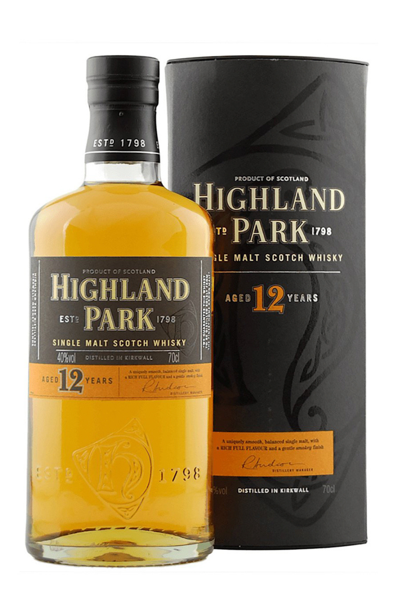 Highland Park 12 Year Old Scotch 70cl 40%