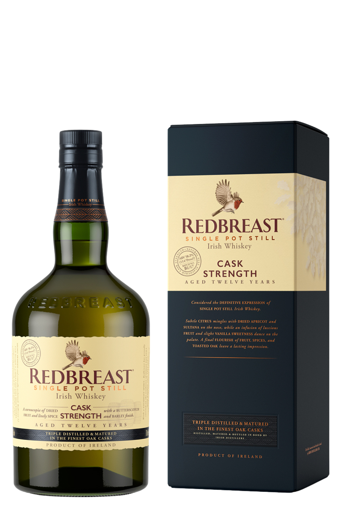 Redbreast 12 YO 70cl Cask Strength 54.6%