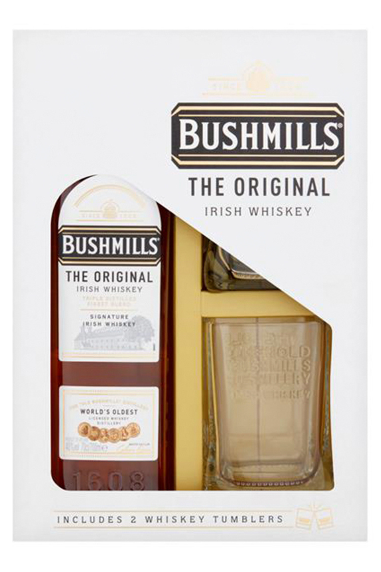 Bushmills 2 Glass Pack 70cl